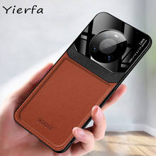 Funda Mate40 para teléfono Huawei Mate 40 Pro, carcasa de cuero PU de silicona a prueba de golpes, parachoques para Huawei Mate 40 Pro Plus, cubierta trasera 2024 - compra barato