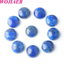 Lapis Lazuli Loose Gem Stone Round Cabochon Beads Natural Stone Healing Bead Fit for Women Men DIY Handmade Jewelry 50PCS PU8229 2024 - buy cheap