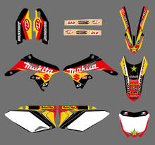 0045 New TEAM GRAPHICS & BACKGROUNDS DECALS STICKERS Kits for Suzuki RMZ250 RMZ 250 2010 2011 2012 2013 2014 2024 - buy cheap