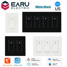 1/2/3/4 Gang 10A US WIFI Smart Wall Switch Spring Return Button Switch Voice Remote Control Smart Life TUYA Alexa Google Home 2024 - buy cheap