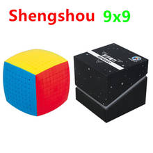 Shengshou-cubo mágico de 9x9x9 velocidades, quebra-cabeça profissional para adultos e crianças, antiestresse 2024 - compre barato