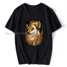 Palas athena deusa grega camiseta masculina, tamanho grande, gola redonda, algodão personalizado, manga curta, camiseta masculina, harajuku streetwear camisetas 2024 - compre barato