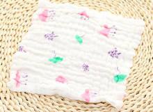 6 layers Baby Cotton Gauze Muslin Face Towel Baby Towel Wash Cloth Handkerchiefs Infant Baby Feeding Saliva Towels 2024 - buy cheap