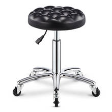 Beauty stool lift swivel chair hair salon swour round stool master chair barber chair 2024 - compre barato