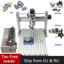 Mini CNC Woodworking Lathe Machine 400W 3axis 4 Axis 5 Axis CNC 3040 Engraving Milling Machine 2024 - buy cheap