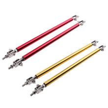 4pcs Adjustable Auto Front Bumper Lip Splitter Rod Strut Universal for Cars (Red+Gold) 2024 - buy cheap