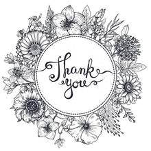 14*14 Thank You Flower Transparent Clear Silicone Stamp Seal for DIY Scrapbooking Photo album Decorative Clear Stamp 2024 - buy cheap