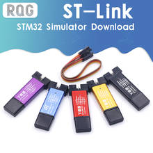 Simulador Stlink st-link V2 Mini STM8 STM32, programador de descarga con cubierta, Cable DuPont, ST LINK V2 2024 - compra barato