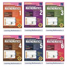 Livro de matemática infantil 6 livros, aprendizagem, graduação 1-6, estudantes, singapura, escola primária, estudante, livro de matemática 2024 - compre barato