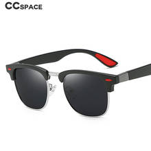 Gafas de sol polarizadas para hombre y mujer, lentes de sol polarizadas con diseño de marca, montura cuadrada para conducir, UV400, 49110 2024 - compra barato