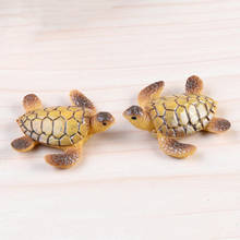 1 ud. Jardín para casa de muñecas en miniatura paisaje mar decoración de tortugas 2024 - compra barato