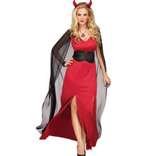 Scary Vampire Witch Costume For Women Halloween Cosplay Dress Themed Party Deluxe Victorian Uniforms Suit 2024 - buy cheap