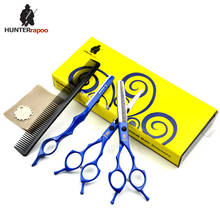 30% de descuento HUNTERrapoo HT9170 5,5 "Conjunto de tijeras para el cabello tijera kit de tijeras de peluquería herramientas de peluquería DIY tijeras de corte 2024 - compra barato