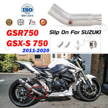 GSR750 GSR 750 silenciador de escape para motocicleta medio tubo de conexión completa del sistema de deslizamiento para suzuki GSR750 2024 - compra barato