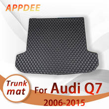 APPDEE-estera de maletero de coche para Audi Q7, cinco asientos, 2006-2015, revestimiento de carga, alfombra, accesorios interiores 2024 - compra barato