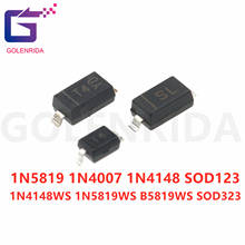 100 шт. SMD diode 0805 SOD-123 1N5819 1N4007 1N4148 SOD123 SOD-323 1206 1N4148WS 1N5819WS B5819WS SOD323 2024 - купить недорого