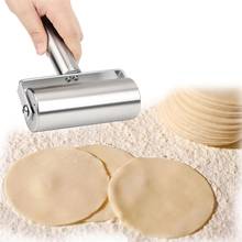 Stainless Steel Rolling Pin Pastry Pizza Fondant Bakers Roller Metal Kitchen Tool For Baking Dough Pizza Cookies Cooking Tool 2024 - buy cheap