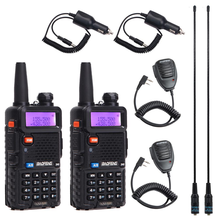 Baofeng-walkie-talkie portátil BF-UV5R, Radio Amateur de banda Dual, 5W, VHF/UHF, bidireccional, UV 5r, CB, 2 uds. 2024 - compra barato