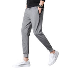 Brand Mens Sweatpants Joggers Casual Pants Men Full Sportswear Elastic Pants Zipper Cotton Fitness Workout Skinny Trousers 20 2024 - buy cheap