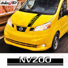 Car Sport Styling Stickers Cover Engine Bonnet Stripes Decor Decal For-Nissan NV200 Auto Hood Stickers Vinyl Decals 2024 - buy cheap