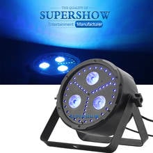 Night club led light 3X8W RGBUV 4in1 led 45x0.2W RGB strobe dmx flat stage lighting led par can light 2024 - buy cheap