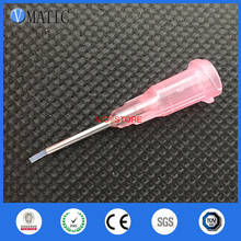 Free Shipping 100pcs 25G 1/2 Inch TEF Lined Glue Dispensing Needle Tips 0.5'' 2024 - buy cheap