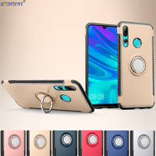 Stand Metal Ring Cover for Huawei Honor 10i 20 Lite P Smart Plus 2019 Hybrid Armor Back Case HRY-LX1T HRY LX1T Fitted Phone Case 2024 - buy cheap