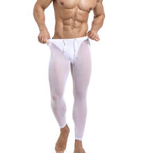 Calça legging masculina de compressão, calça justa esportiva para corrida, fitness, ciclismo, náilon, 2021 2024 - compre barato