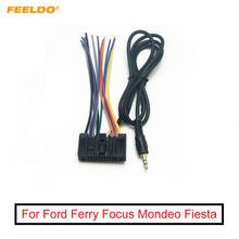 FEELDO-arnés de cableado de Radio de coche, adaptador de cable estéreo de Audio para Ford Ferry, Focus, Mondeo, Fiesta, enchufe de cableado auxiliar de 3,5mm 2024 - compra barato
