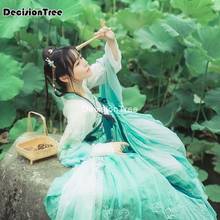 2022 women cosplay fairy costume hanfu clothing chinese traditional ancient stage dress chinese national folk dance costume 2024 - buy cheap
