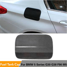 Fuel Cap Cover for BMW 5 Series G30 G38 F90 M5 2017 - 2019 Carbon Fiber Gas Oil Tank Accessories 2024 - buy cheap