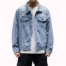 New Mens  Denim Jacket Coat Male Outwear Jaqueta Masculino Jeans Jacket and Coats Fashion Design Autumn Brand Clothing Short Sty 2024 - buy cheap