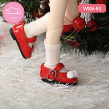 Free Shipping BJD 1/6 Shoes PU Leather Casual Boots Blue White Pink Red Black For Littlefee Doll Acessories luodoll 2024 - buy cheap
