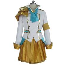2020 Game LOL Lux Cosplay Costume LOL Battle Academia Prestige Lux Cosplay Costume Women Uniform Full Set Top Skirt 2024 - buy cheap