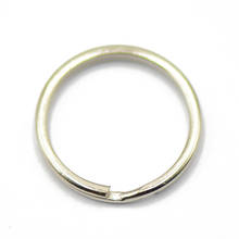 50pcs 18mm Keychain Circle Buckle Clip Key Ring Stainless Steel Split Keychain Round Loop Hoop Buckle 2024 - buy cheap