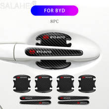 8Pcs Car Sticker Carbon Fiber Car Handle & Wrist Of Door Protective Film for BYD S6 S7 S8 F3 F6 F0 M6 G3 G5 G7 E6 L3 Car Goods 2024 - buy cheap