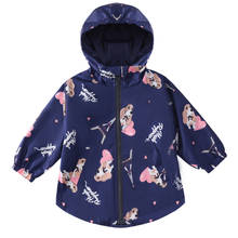 LZH Baby Girls Jacket 2021 Spring Jackets For Girls Coat Long Sleeve Dinosaur Kids Windbreaker For Boys Clothes Children Jacket 2024 - buy cheap