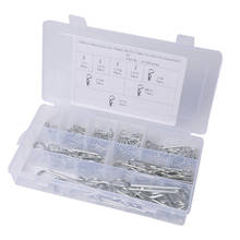 180x R Pin Mechanical Hitch Hair Tractor Clip Assortment Kit Case Set Cotter Car Accessories 2024 - buy cheap