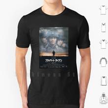 Japanese Saving Private Ryan T Shirt DIY Cotton Big Size S-6xl Saving Private Ryan World War 2 Tom Hanks Japanese Film 2024 - buy cheap