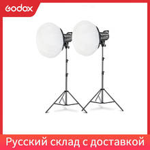 Godox SL-60W 60Ws 5600K Studio LED Continuous Photo Video Light Live Broadcast + 2.8m Light Stand + Lantern Softbox LED Light 2024 - buy cheap