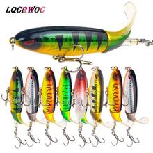Hot 13g 100mm Top water Pencil Lure Popper swimbait tuna fishing lures pike bass bait pesca trolling minnow whopper plopper NEW 2024 - buy cheap