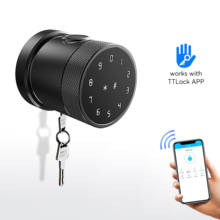 door lock electronic Biometric fingerprint cerradura eléctrica intelligent code WiFi ttlock lock 2024 - buy cheap