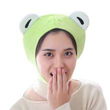 Women Girls Cute Rabbit Frog Animal Earflap Hat Winter Warm Plush Beanie Cap Mask Cosplay Costume Party Supplies Photo Props 2024 - buy cheap