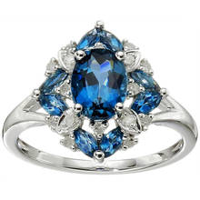 Старинное винтажное дизайнерское свадебное кольцо из натурального морганита с кристаллами для женщин размер 6-10 2024 - купить недорого