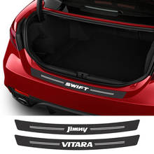 Наклейки на задний бампер автомобиля для Suzuki Swift Jimny Baleno Vitara Alto Ignis SX4 Samurai Grand Vitara, аксессуары для багажника из углеродного волокна 2024 - купить недорого