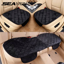 Car Seat Cover Winter Warm Velvet Universal Automobile Seat Covers Cushion Front Rear Chair Protector Seat Pad Mats Accessories 2024 - buy cheap