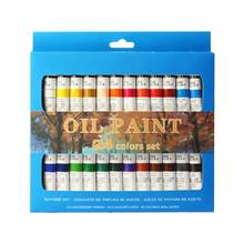 24 Colors Professional Oil Painting Paint Drawing Pigment 12ml Tubes Set Artist Dropshipping 2024 - buy cheap