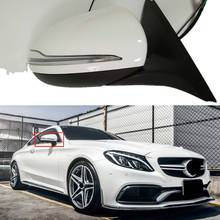 Для Mercedes-Benz C-Class W205 2014-2018 автомобиля вне Зеркало заднего вида сигнала поворота светильник зеркало заднего вида сборки лампы 2058100100 2024 - купить недорого