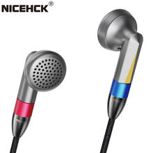 Nicehck-fone de ouvido ebx21 hifi, 14.2mm, japão, lcp, diaphgram, driver dinâmico, metal, esportivo, com 5 eixos, processo cnc 2024 - compre barato