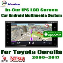 Reproductor multimedia con pantalla LCD de 7 "y navegación GPS para Toyota Corolla, autorradio con reproductor DVD, sistema Android A53, PX5, IPS, E120/E130, 2000-2017 2024 - compra barato